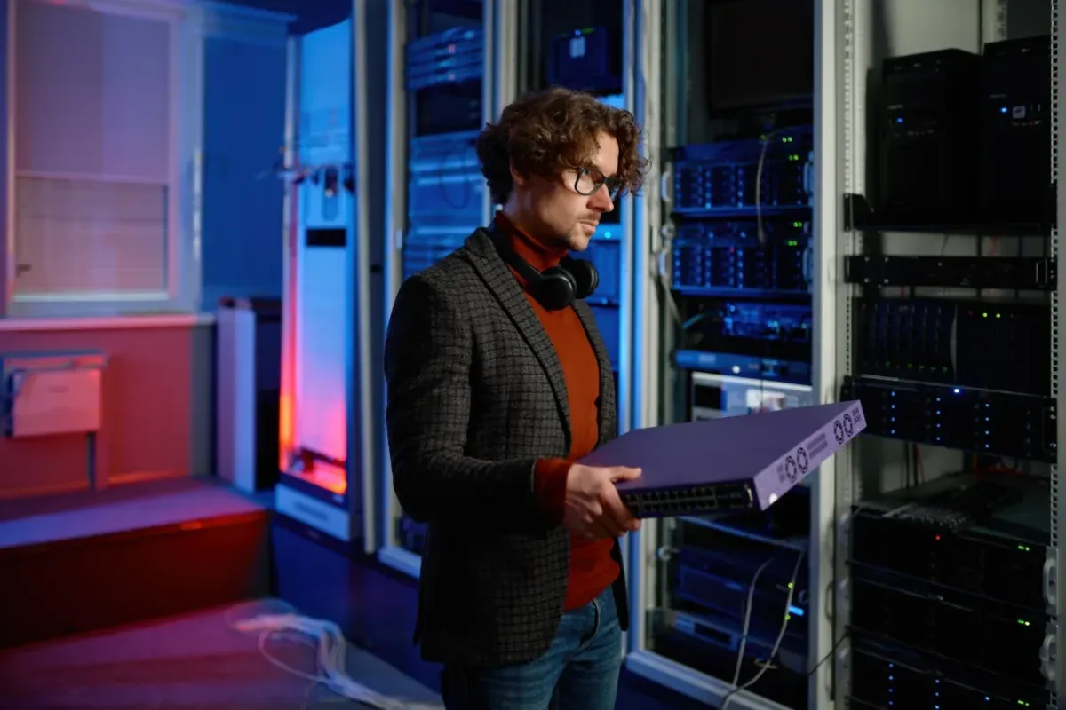 Serverraum — Datensicherung und Backup-Infrastruktur