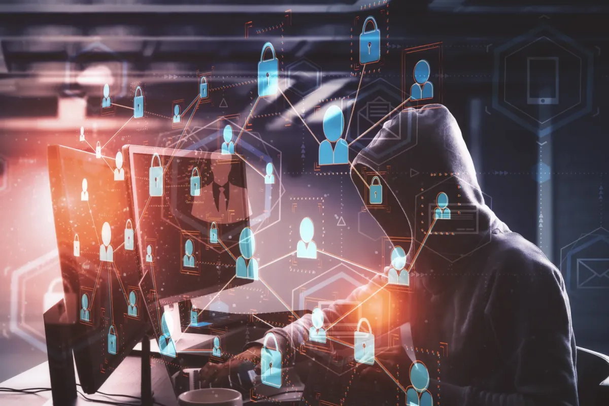 Netzwerk-Sicherheit und Cybersecurity-Bedrohungsvisualisierung