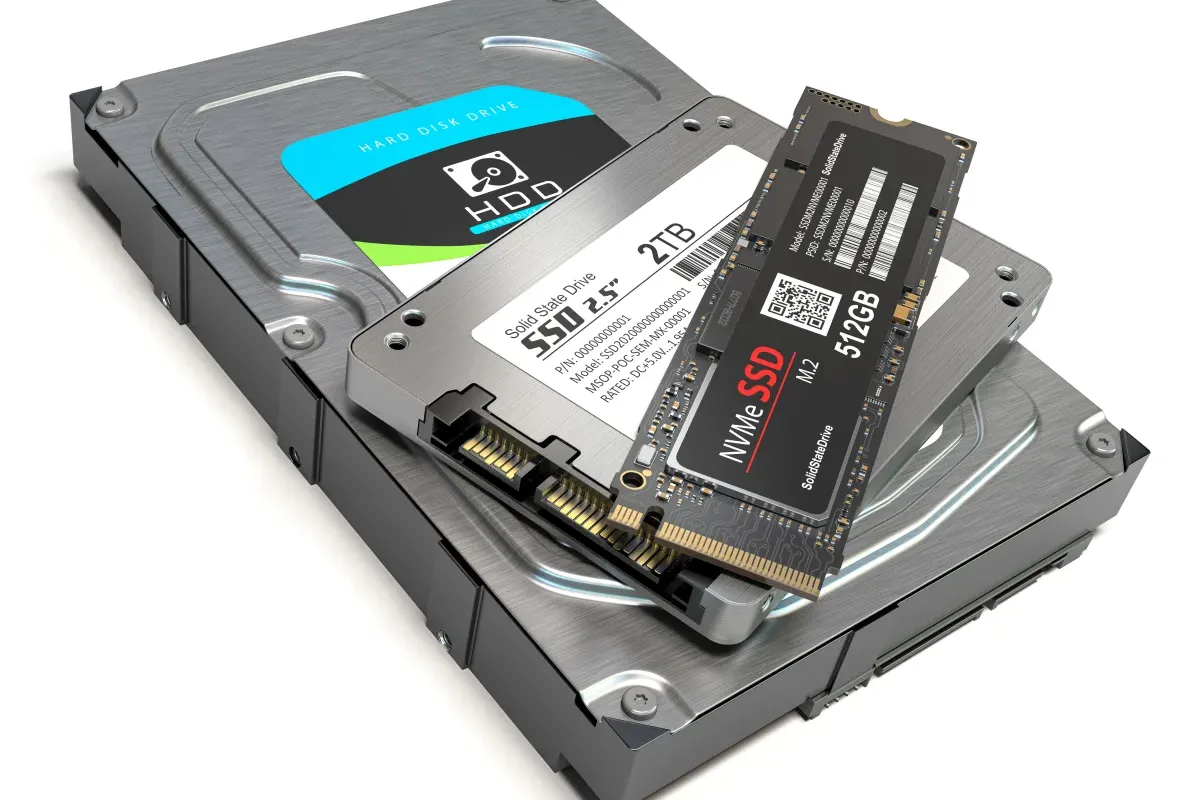 HDD und SSD Speichermedien im Vergleich