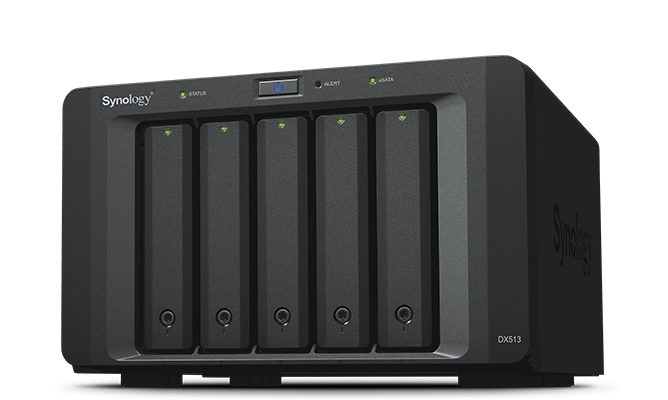Synology DX513 NAS-Erweiterung für Videospeicherung